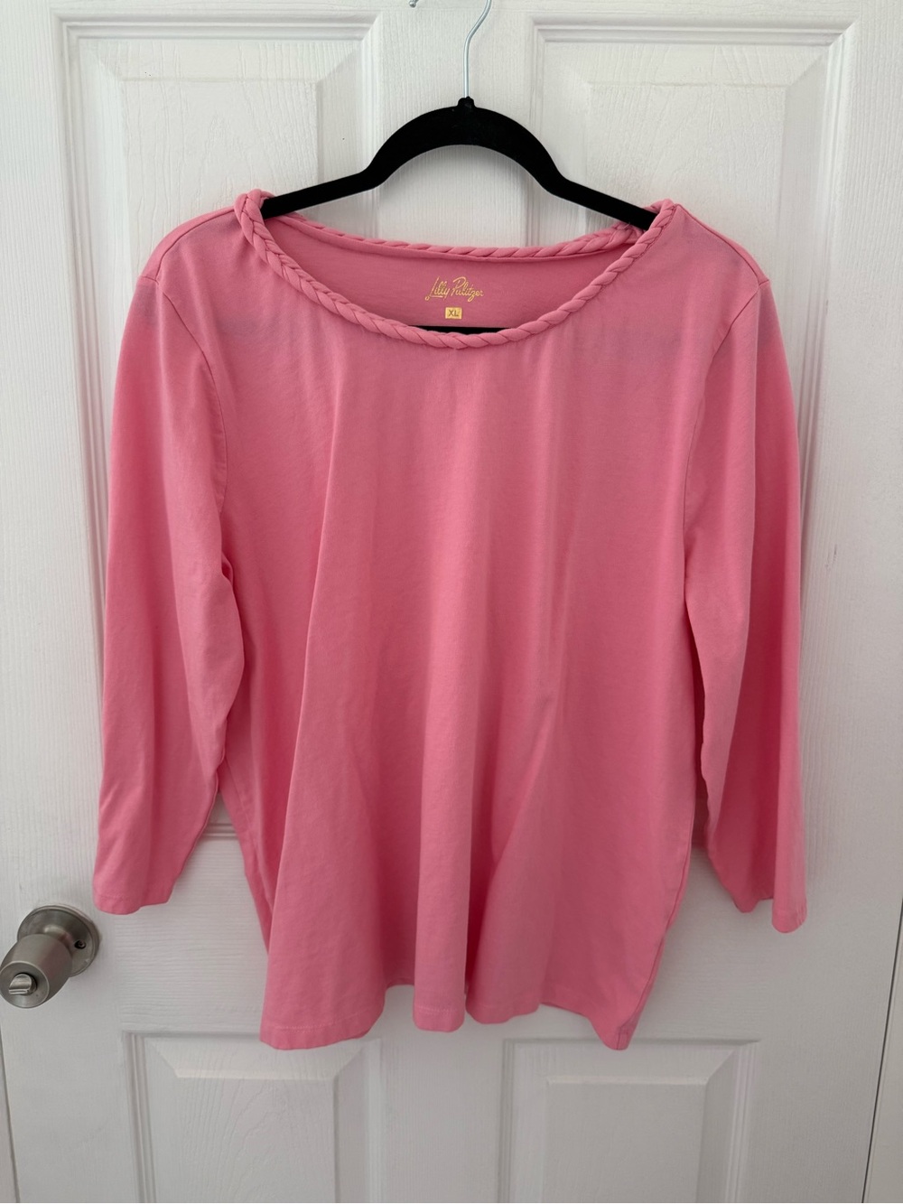 Lilly Pulitzer Pink Paulson Knit Top Size XL